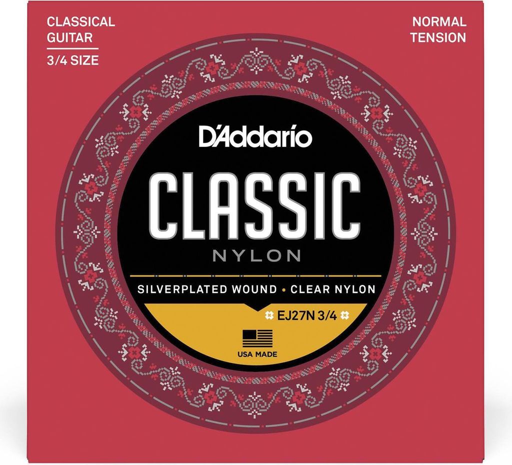 Corde per chitarra classica in nylon D'Addario EJ27N-3/4 Immagine del prodotto 