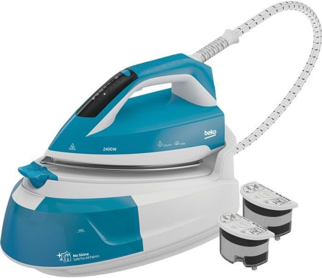 Beko SGA6124D Dampfbügelstation 2400 W 1 l SteamXtra Pro soleplate Blau