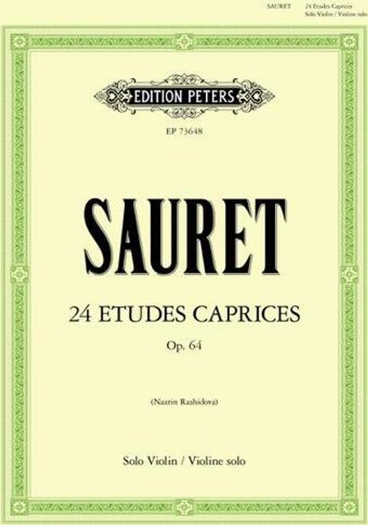 24 Etudes Caprices op. 64 for Solo Violin