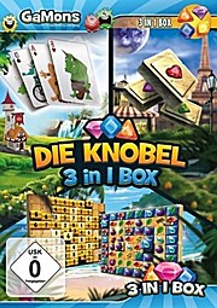 GaMons - Die Knobel 3 in 1 Box. Für Windows Vista/7/8/8.1/10