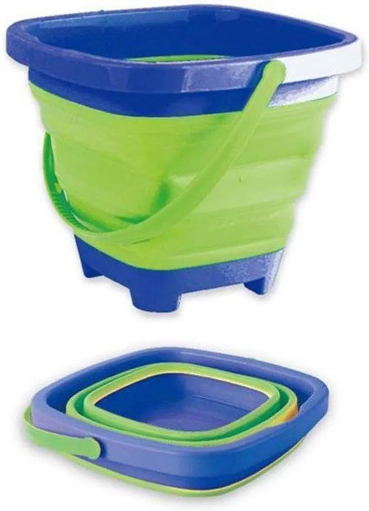 Baignoire de plage pliable en silicone pour enfants - Modèle XL bleu