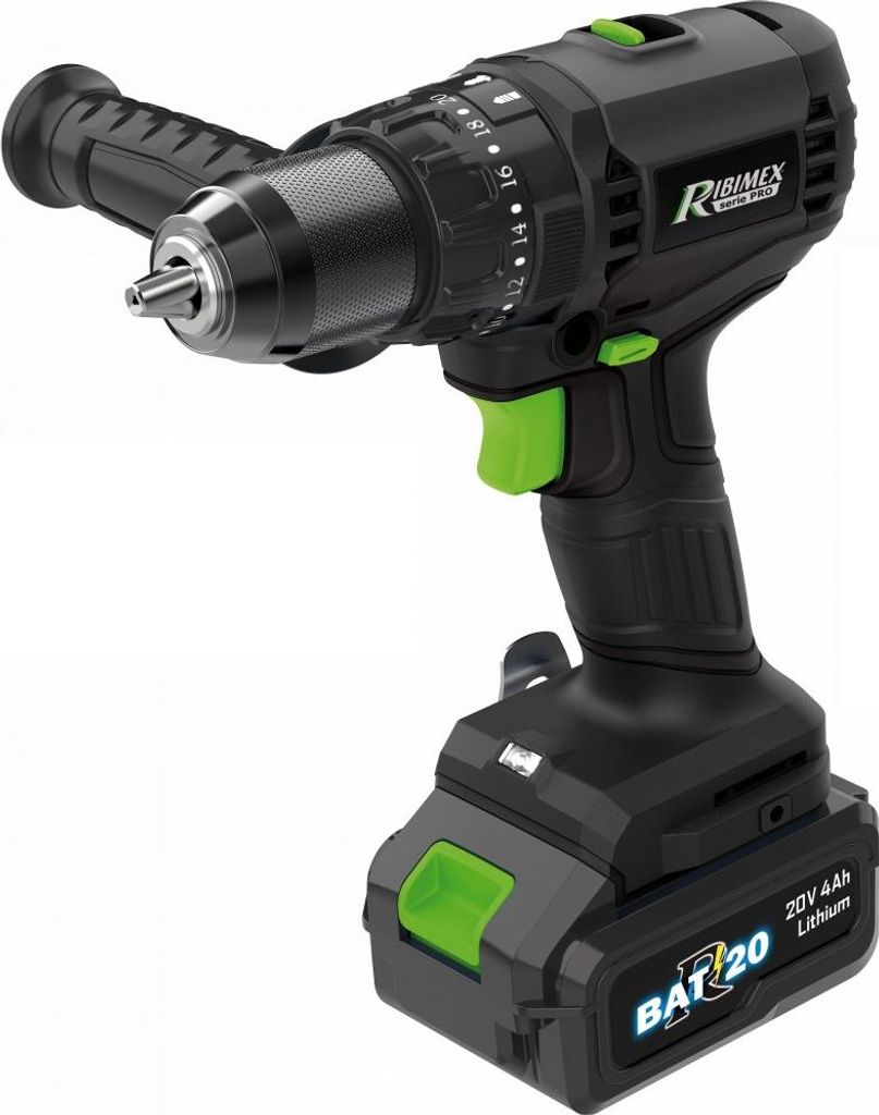 Trapano avvitatore a batteria 20v + batteria Ribimex Immagine del prodotto 