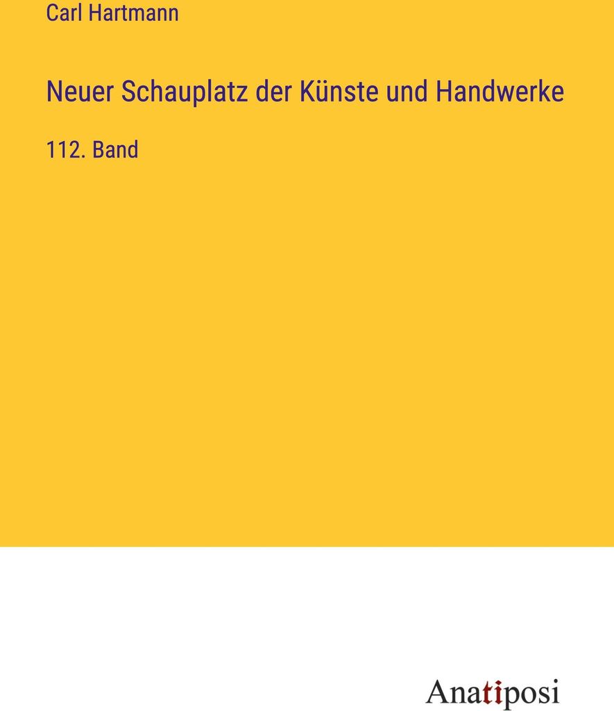 Neuer Schauplatz der Künste und Handwerke