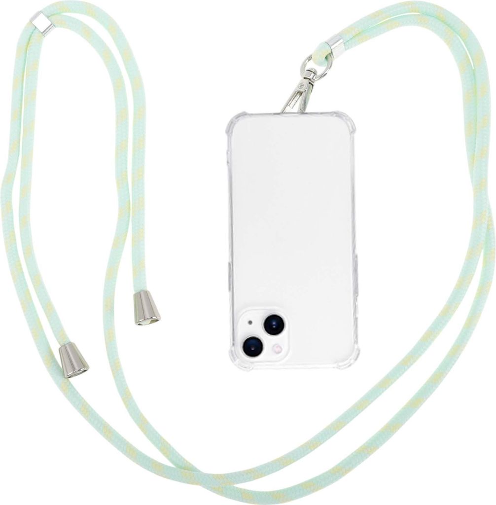 Telefonlanyard, Passend Für Alle Smartphones Mit Universalpatch, Telefonband, Handyketten Für Alle Standard-Handytaschen, Grün Gelb