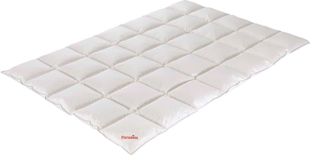 Steppbett - Bio-Baumwollbezug - Textilfaserfüllung - 200 x Produktbild 