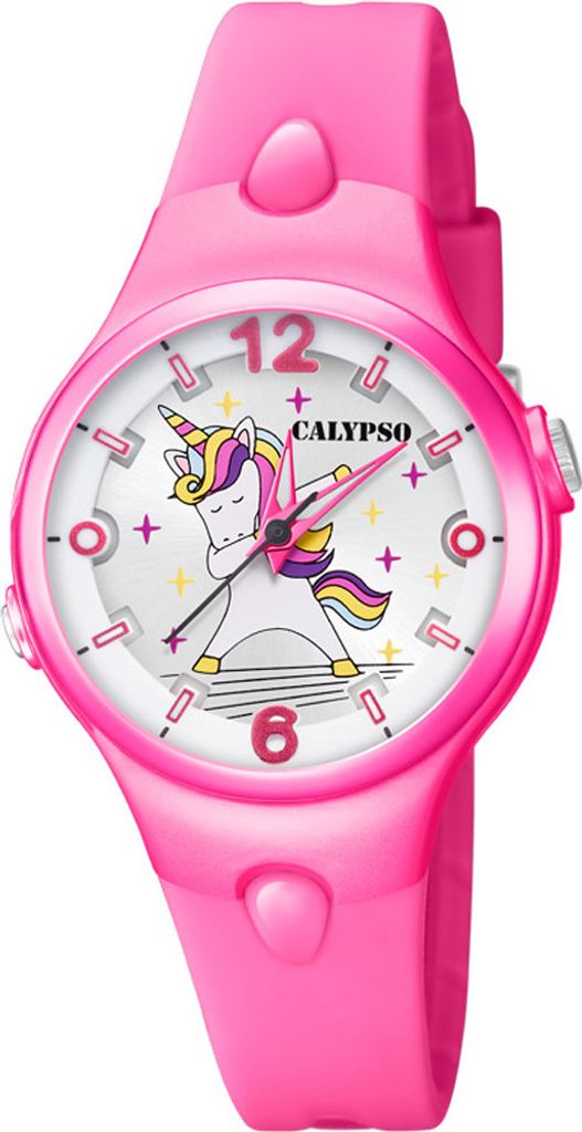 Calypso > Armbanduhr Kinder analog Quarz pink Kunststoffband > K5784/2