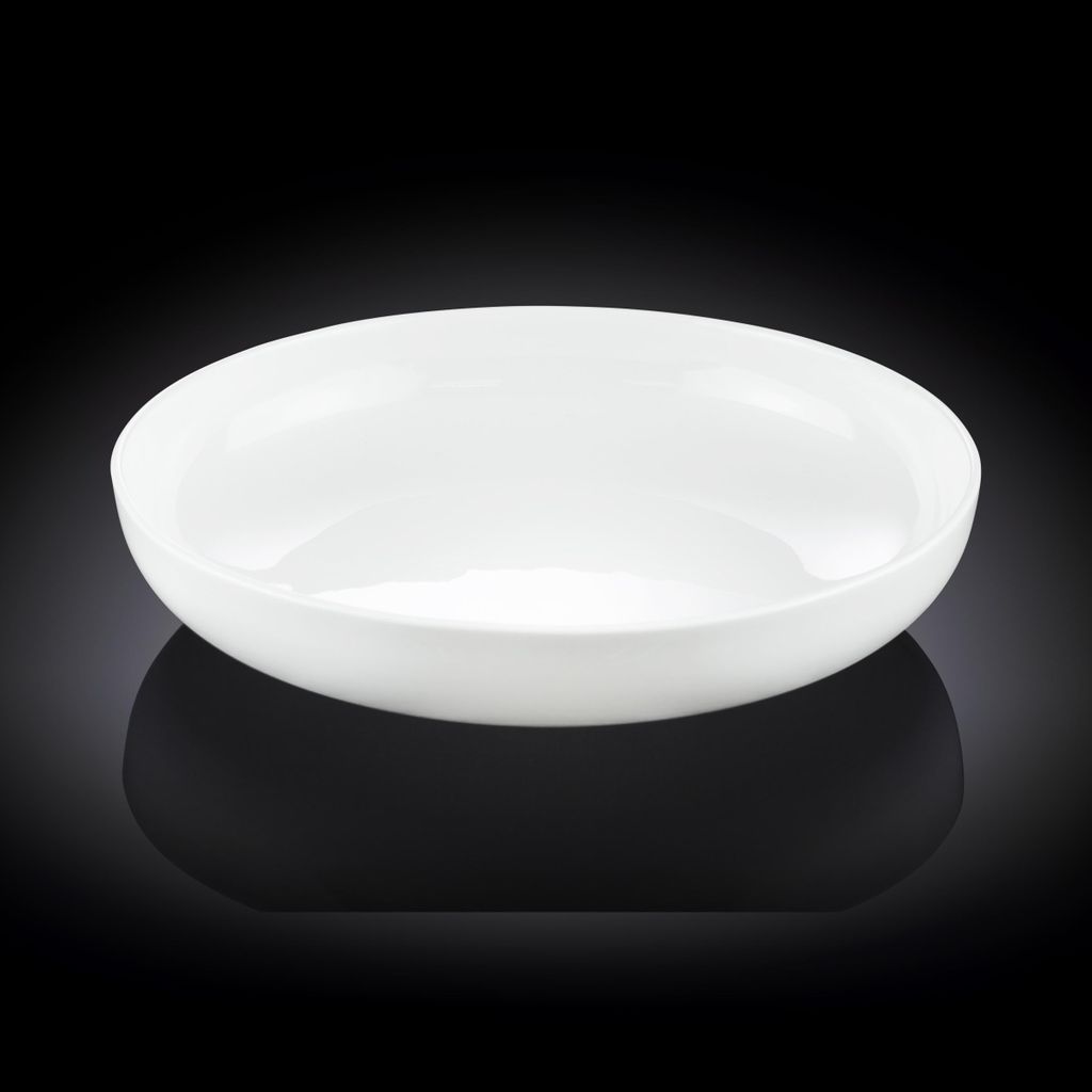Assiette plate Wilmax 23 cm en porcelaine, blanche Image du produit 