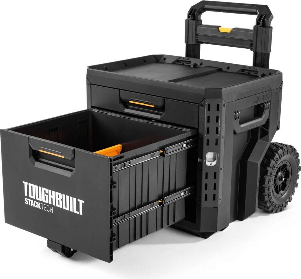 Toughbuilt STACKTECH rollbare Werkzeug Box abschliessbar