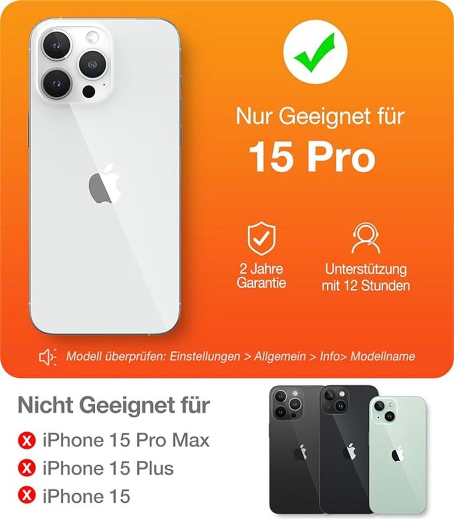 Doppelseitiger Magnetischer Telefongriff & Ständer – Schwarz, Drehbar
