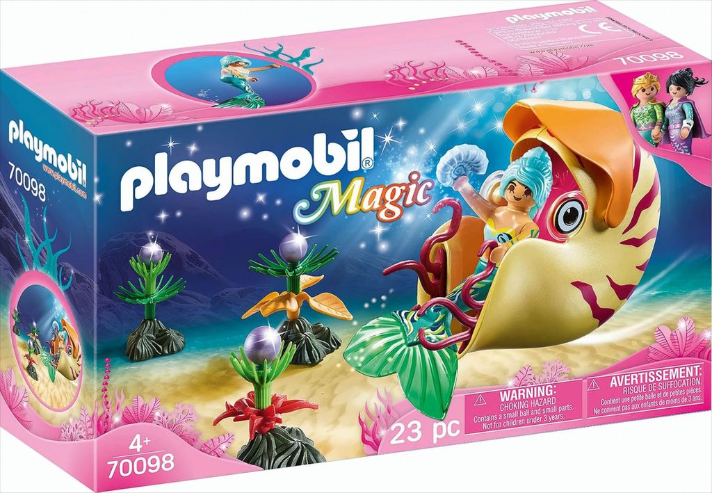 PLAYMOBIL Meerjungfrau mit Schneckengondel, 70098 Produktbild 