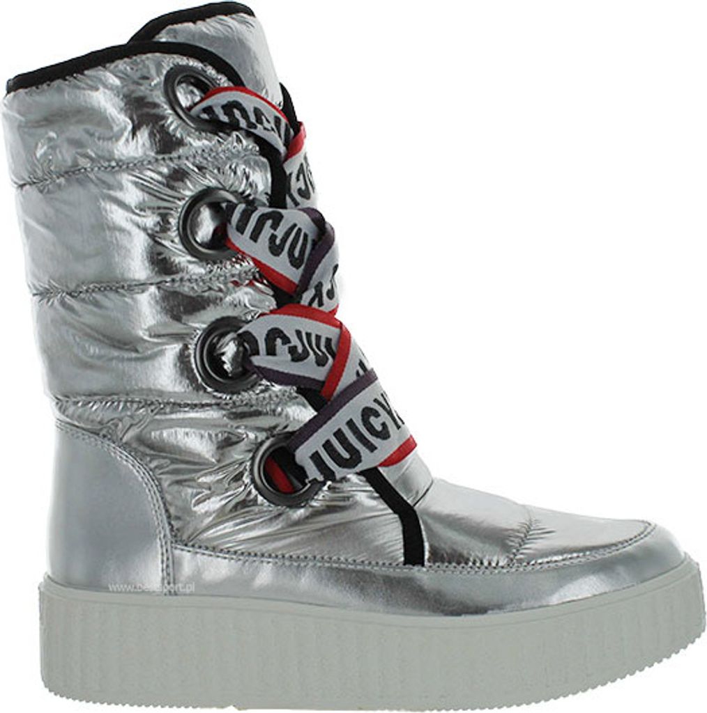 JUICY COUTURE Silberne Damen-Schneestiefel DILETTA 40