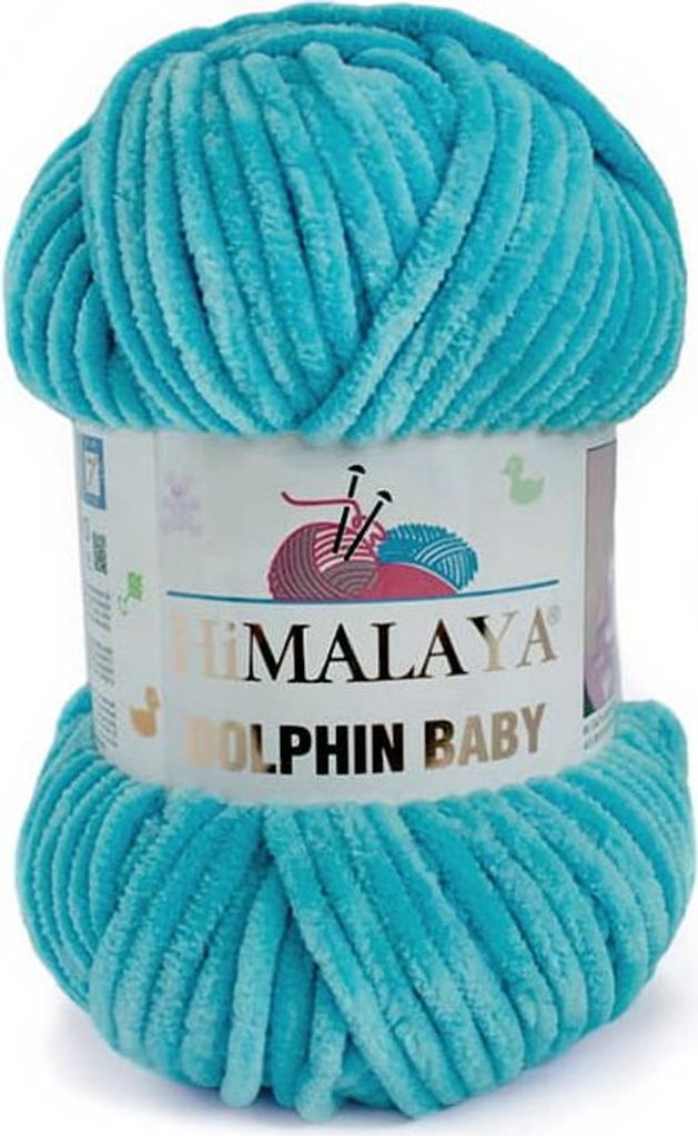 Himalaya Dolphin Baby Wolle 386 / Meerblau, Weich & Ideal für Kuscheltiere, 100% Polyester