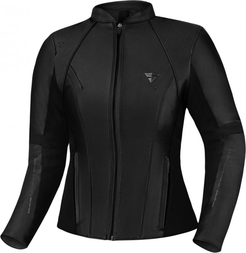 SHIMA Monaco Damen Motorrad Lederjacke, schwarz, XS