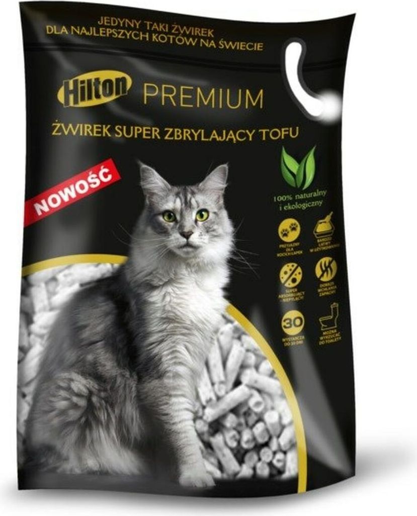 Letto per gatti HILTON Tofu Super Clumping - 2,5 kg Immagine del prodotto 