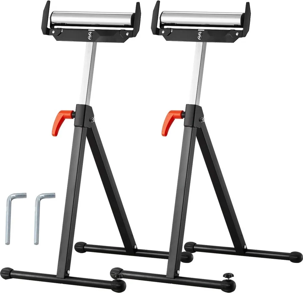 Support de sciage à rouleau extensible - Idéal pour planches et bois - 9