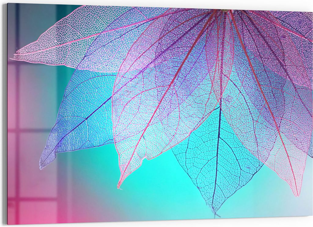 DEQORI Glasbild Echtglas 90x60 cm 'Transparenter Produktbild 