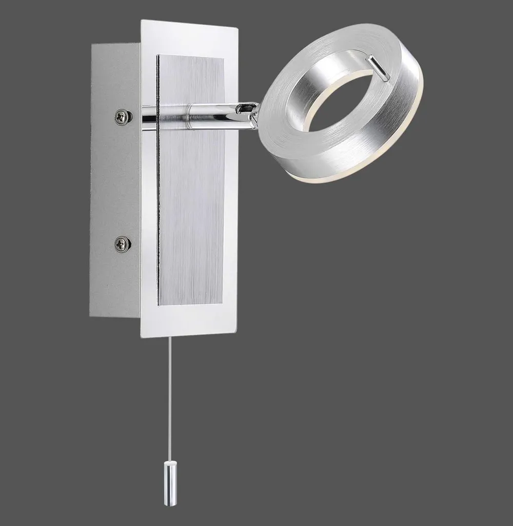 Applique Murale LED Sileda Chic en Aluminium Mat et Éclairage Doux
