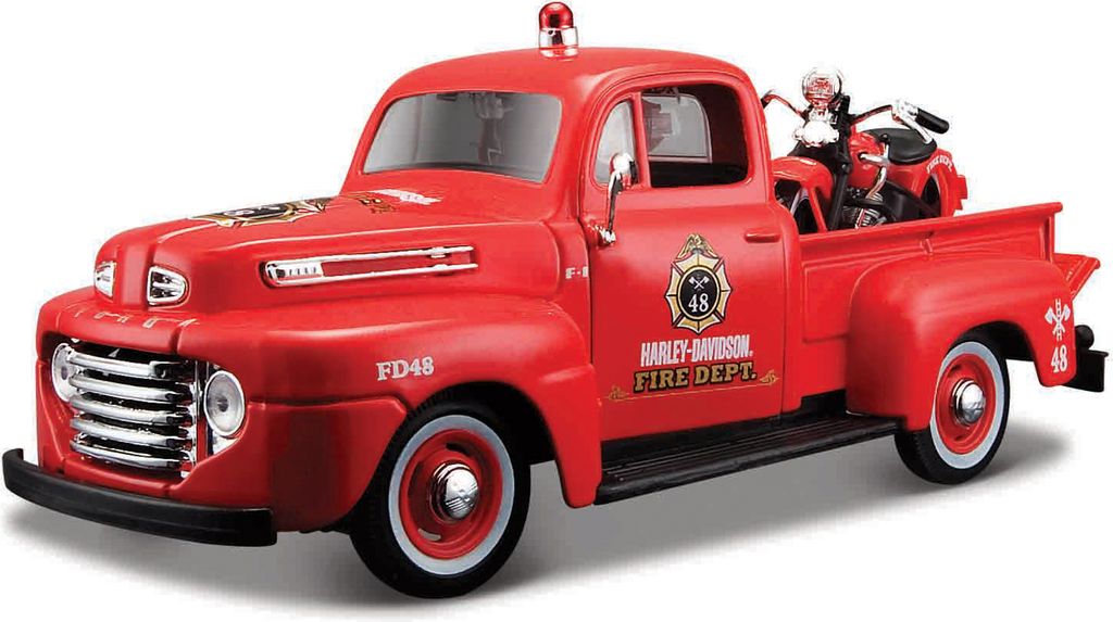 Maisto - Harley-Davidson Custom 1948 Ford F-1 Pick up + Produktbild 