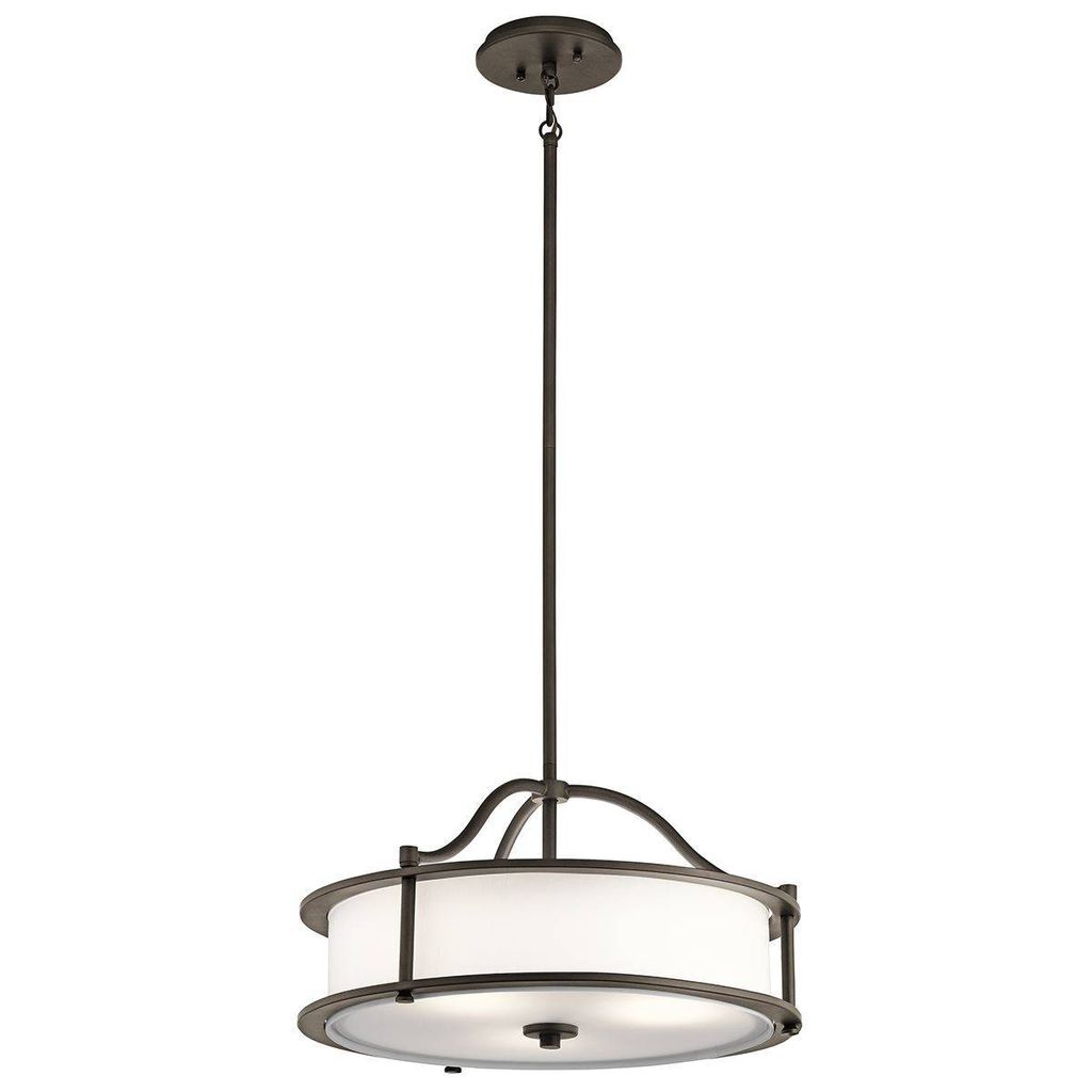 Elstead Emory Hängeleuchte E27 3-fach 26cm Bronze Produktbild 