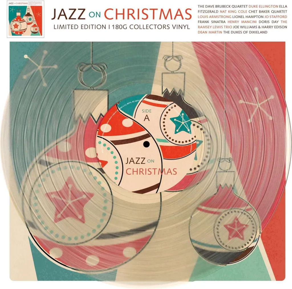 Musique de Noël Jazz en Vinyle Crystal Clear 180g pour Soirée Réveillon