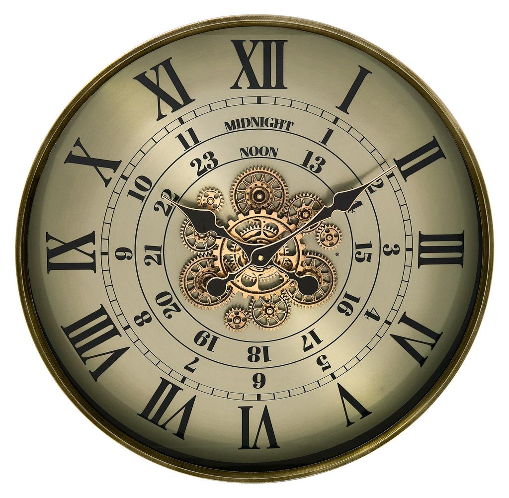 Uhr mit MICHEL-Mechanismus, Ø 60 cm, Metall Produktbild 