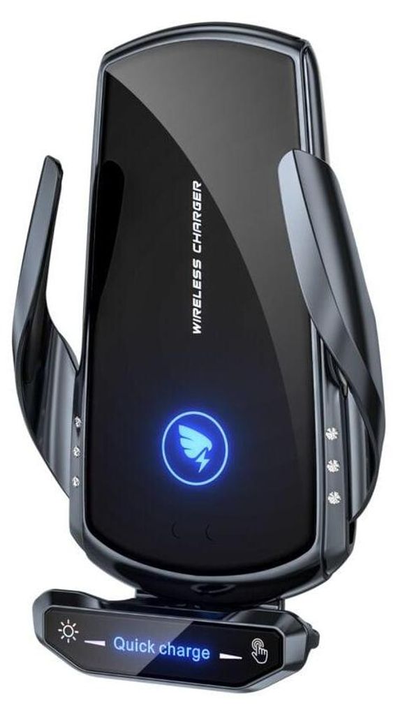 15-W-Wireless-Autoladegerät, Schnelllade-Autoladegerät mit automatischer Lüftungsschlitzbefestigung, Kfz-Halterung für iPhone und Samsung, 136 ...