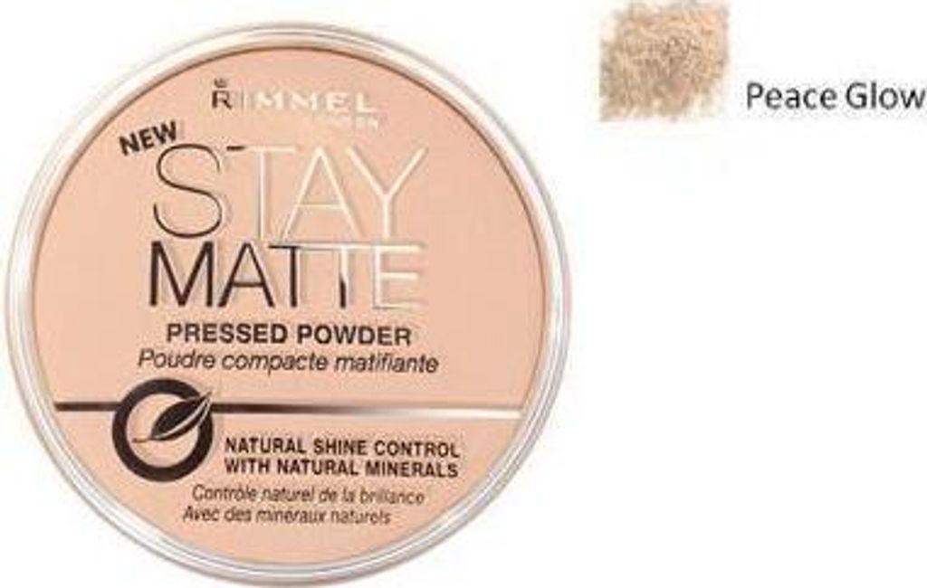 Rimmel London Stay Matte Long Lasting Pressed Powder 003 Peach Glow 14 g