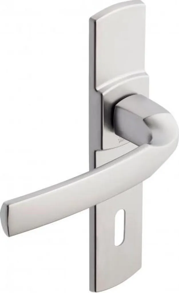 Ensemble porte sur plaque BEZAULT Artis 165mm Inox brossé Clé L 865223