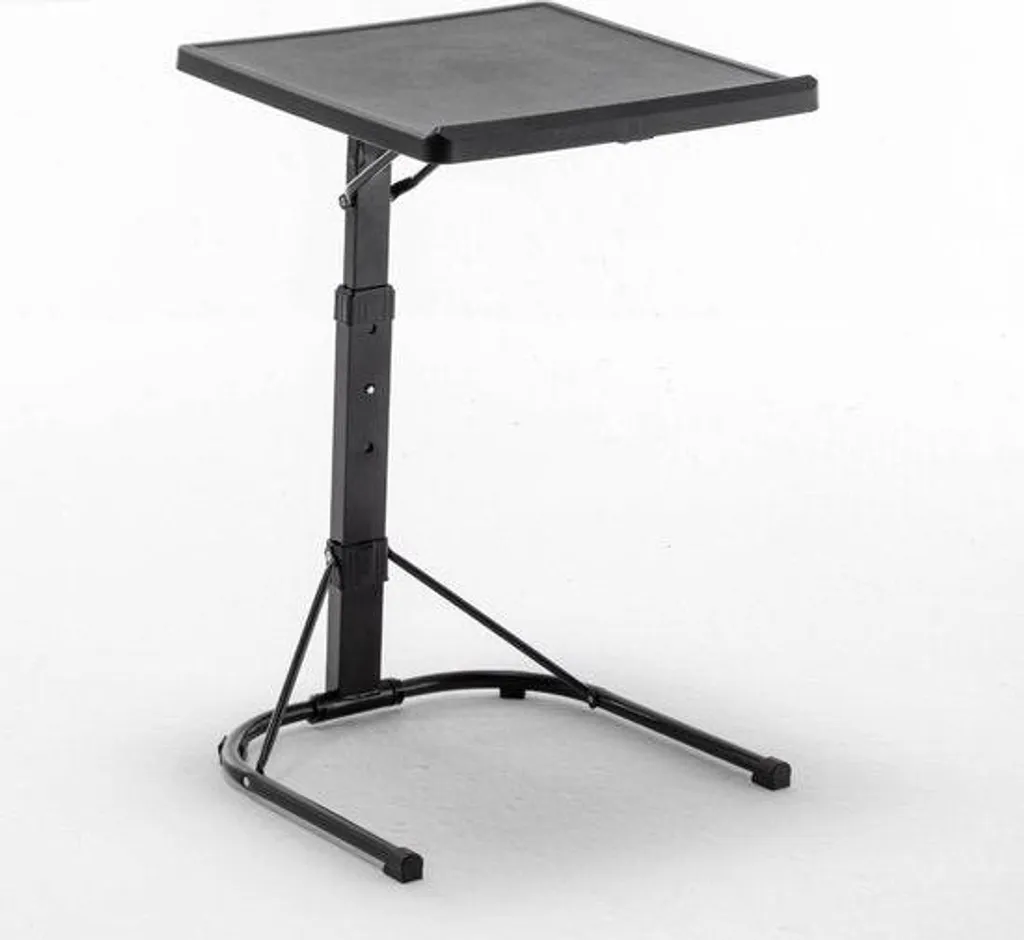Table Pliable Noire Livista pour Ordinateur - Design Compact et Robuste