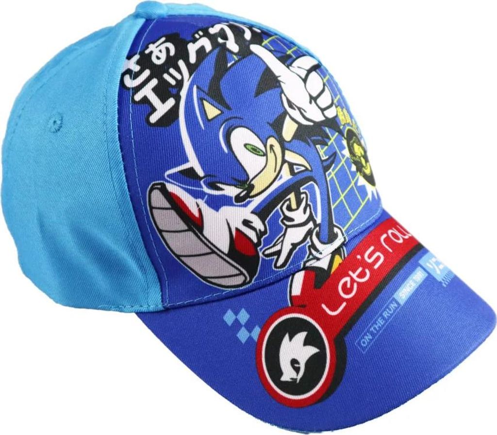 Sonic The Hedgehog Basecap Baseball Kappe – Hellblau / 52