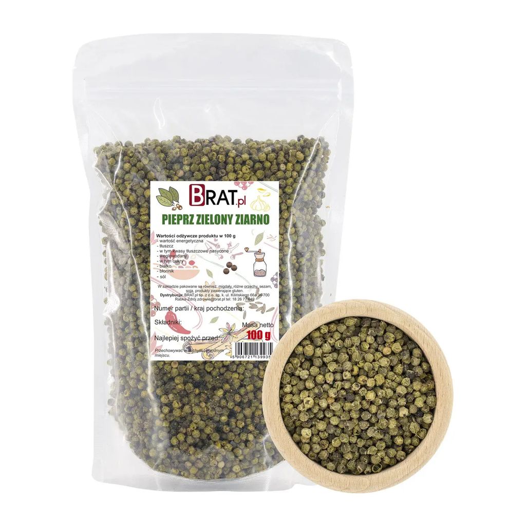 Grüne Pfefferkörner 500g Produktbild 