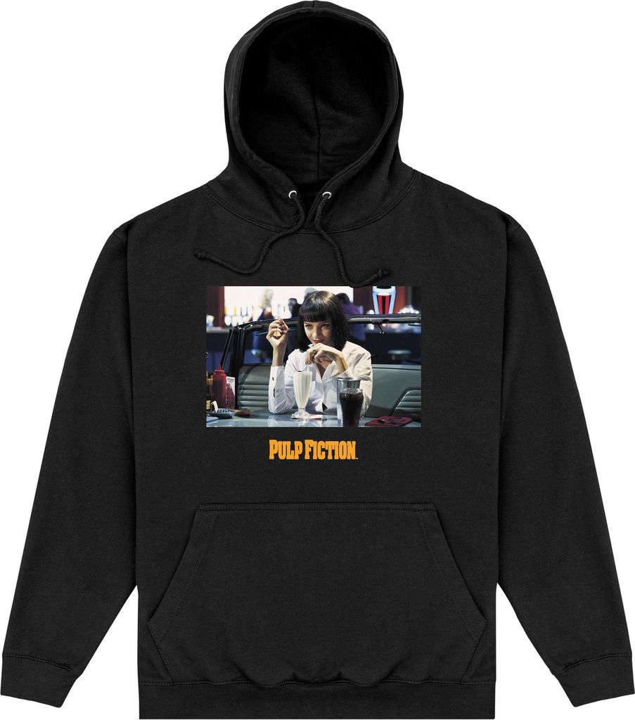 Pulp Fiction - Kapuzenpullover für Herren/Damen Uni PN728 (XL) (Schwarz)