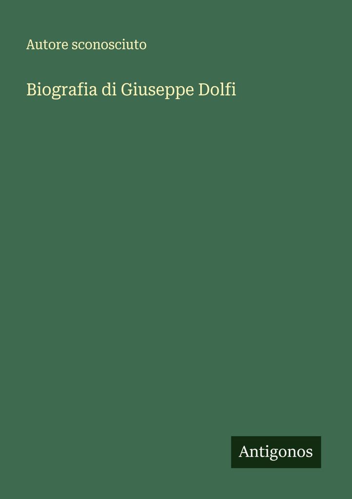 Biografie von Giuseppe Dolfi