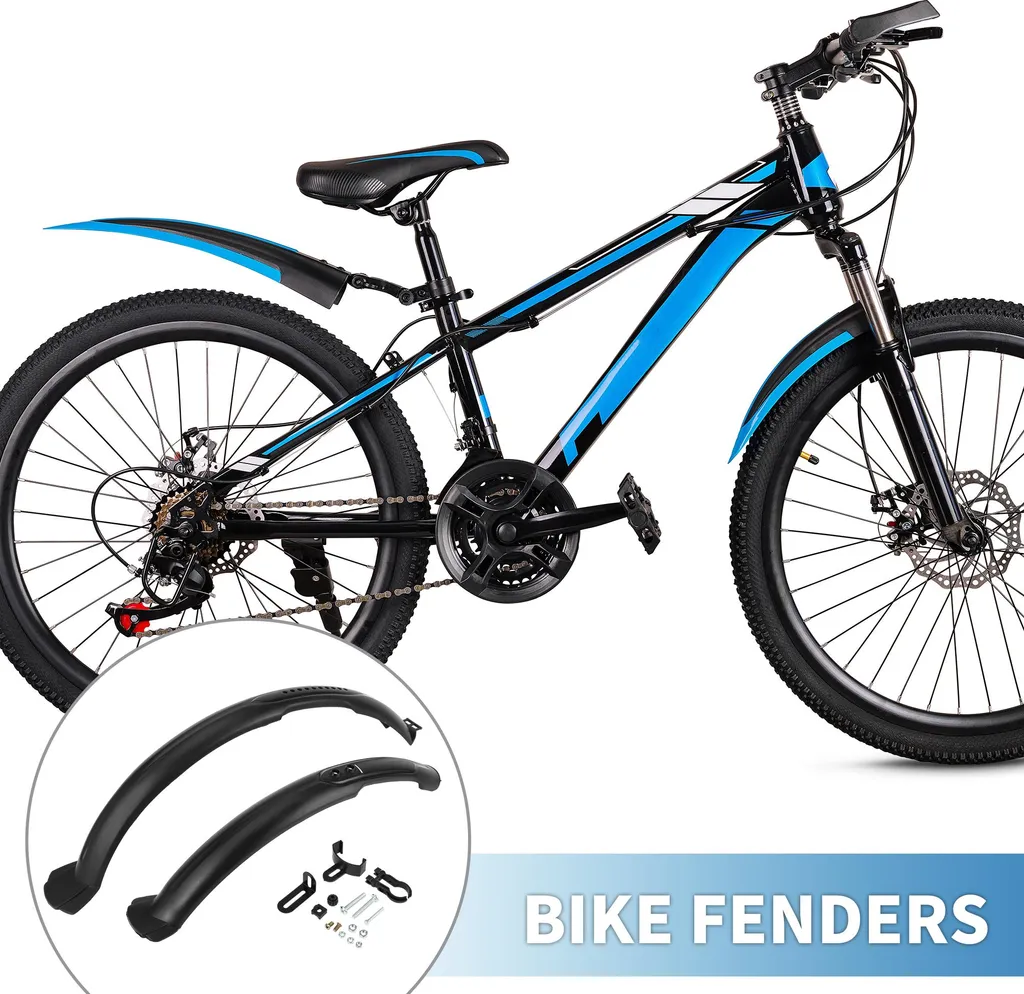 Garde-Boue Vélo Noir Adaptable 53-73 cm - Protection Durable et Légère