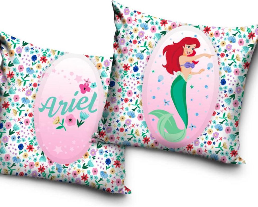 Kissenbezug 40x40 Ariel Meerjungfrau Disney Velvet Produktbild 
