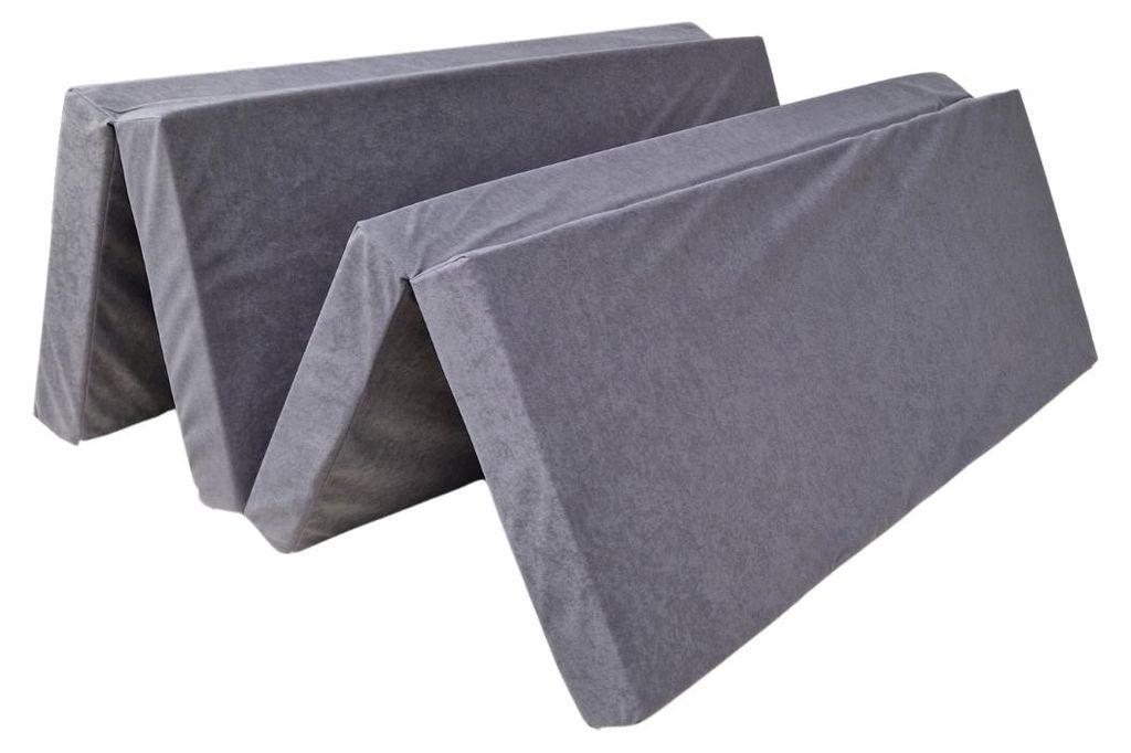 Natalia Spzoo vouwmatras 180x120x8 cm, grijs - 4-delig Productafbeelding 