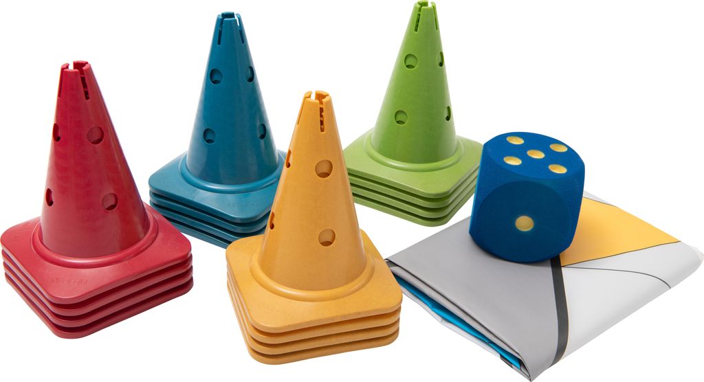 Betzold XXL-Outdoor-Ludo, XXL Spiel für Seniorenförderung