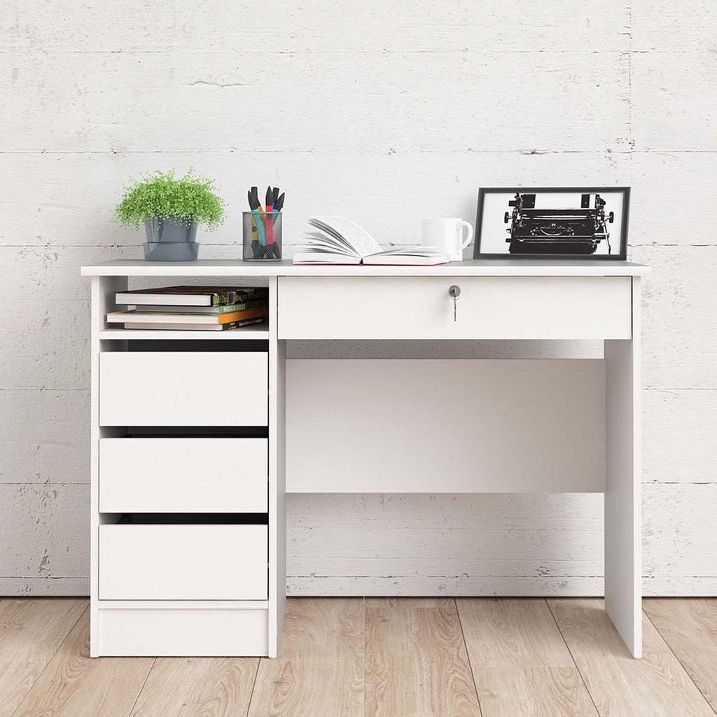 Function Plus Schreibtisch Weiß Produktbild 1