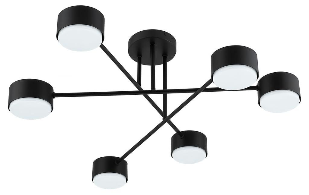 KAR-LIGHTING Deckenstrahler 6-flammig Schwarz, Metall GX53 Produktbild 