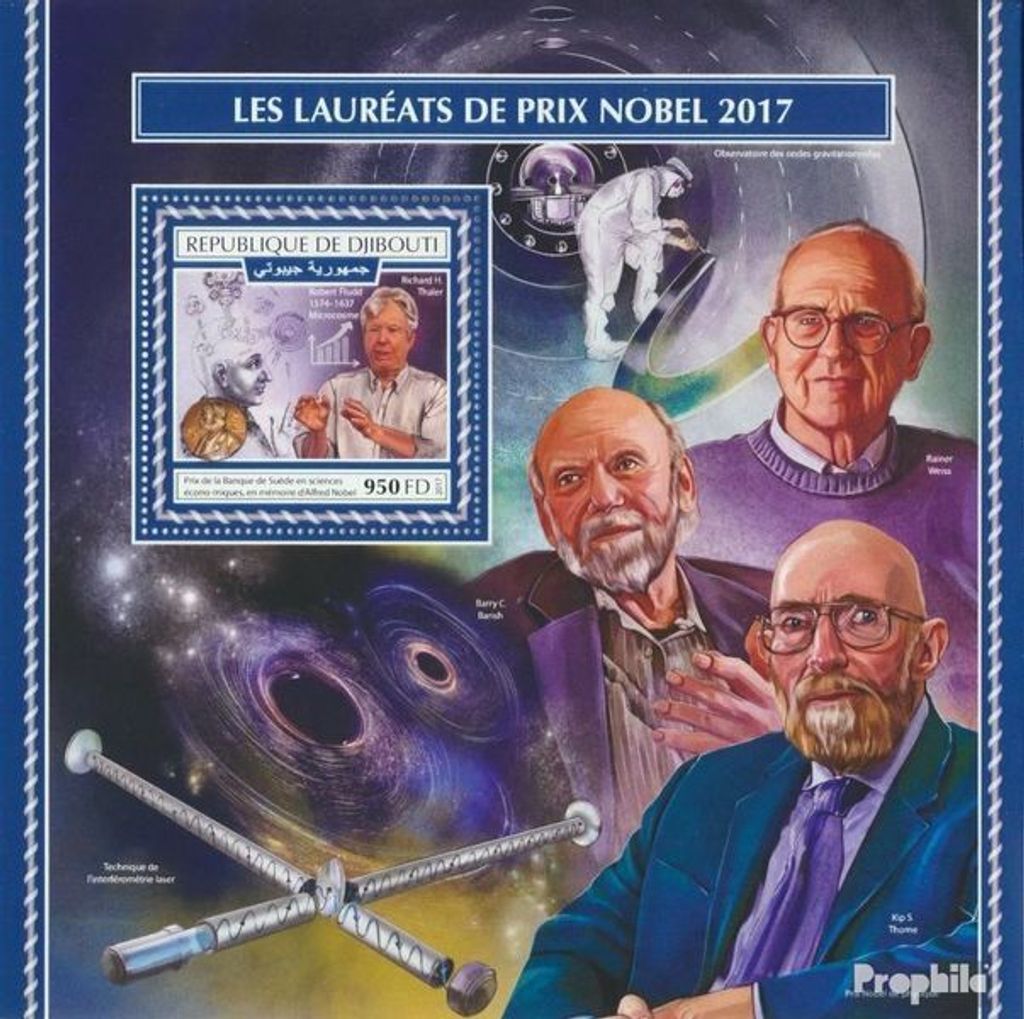 Briefmarken Dschibuti 2017 Mi Block 1102 (kompl. Ausg.) Produktbild 
