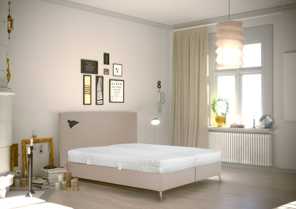 MALIE POLAR - H2 90x200 Tonnentaschenfederkern Matratze mit 5 Zonen - hypoallergen