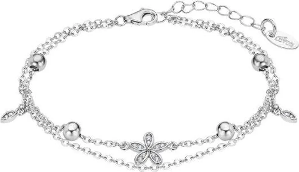 Regalo Donna: Bracciale Lotus Silver LP3178-2/1 Argento e Stelle