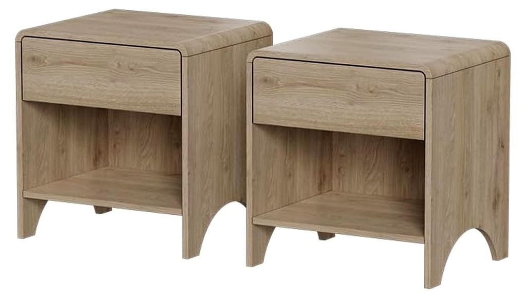 Nachttisch Oaki, Eiche, 2er Set