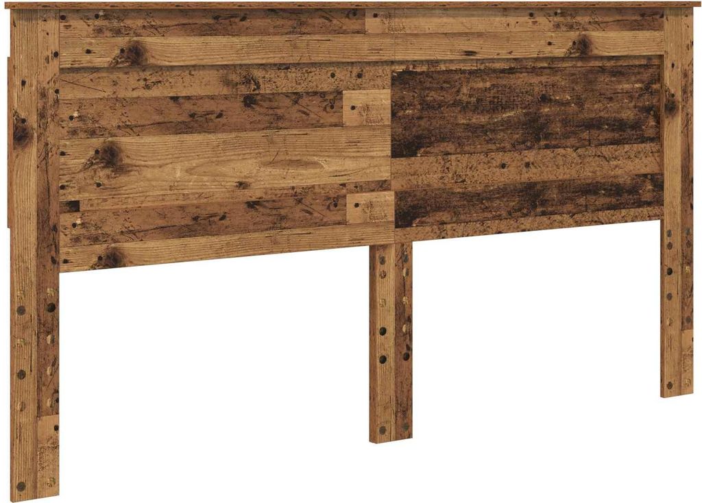 vidaXL Kopfteil mit Kopfteil Altholz 180 cm Holzwerkstoff