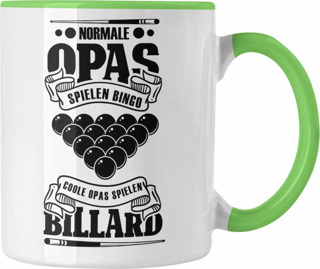 Trendation - Billard Pool Tasse Geschenk Coole Opas Spielen Produktbild 