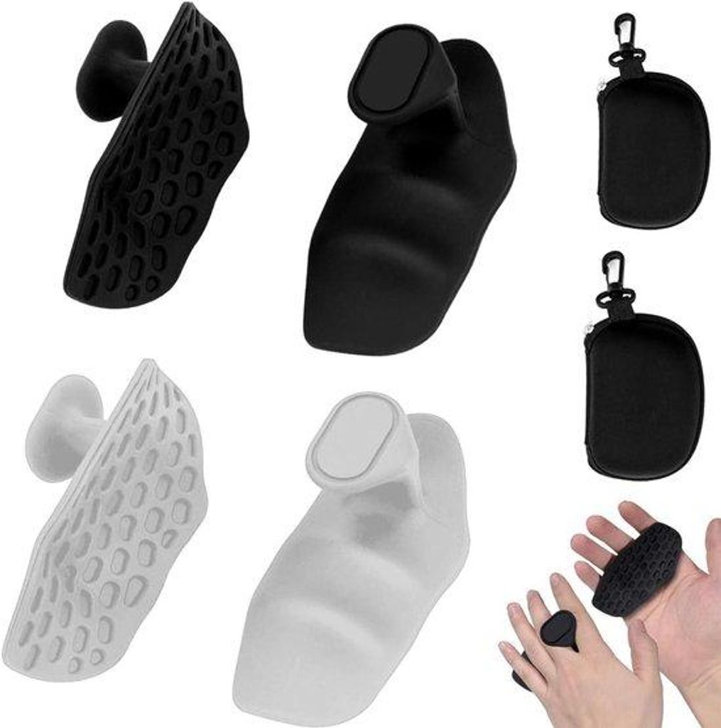 Gym Handschuhe für Krafttraining - Flexibele Anti-Slip Fitness Grips aus Gummi - Ergonomische Gewichtheber Handschuhe für Fitness und Training (2...