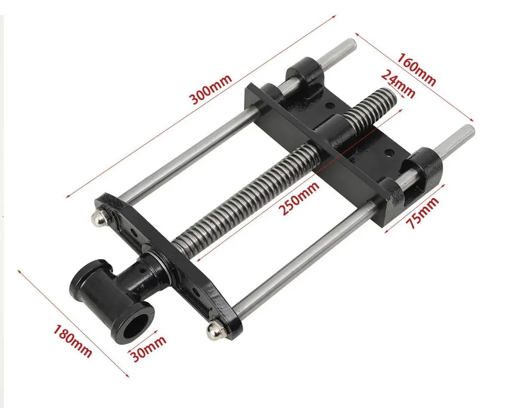 Étau de table avec pince 18 cm en métal pour serrage usage intensif