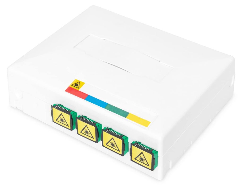 DIGITUS FTTX Gehäuse mit 4 x SC SX Kupplung