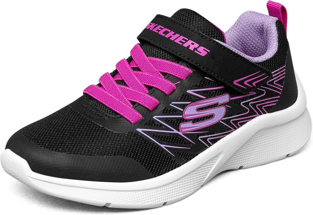 Skechers Sneaker Low Microspec Bold Delight Mädchen 39362D3330323436384C Schwarz 30 EU