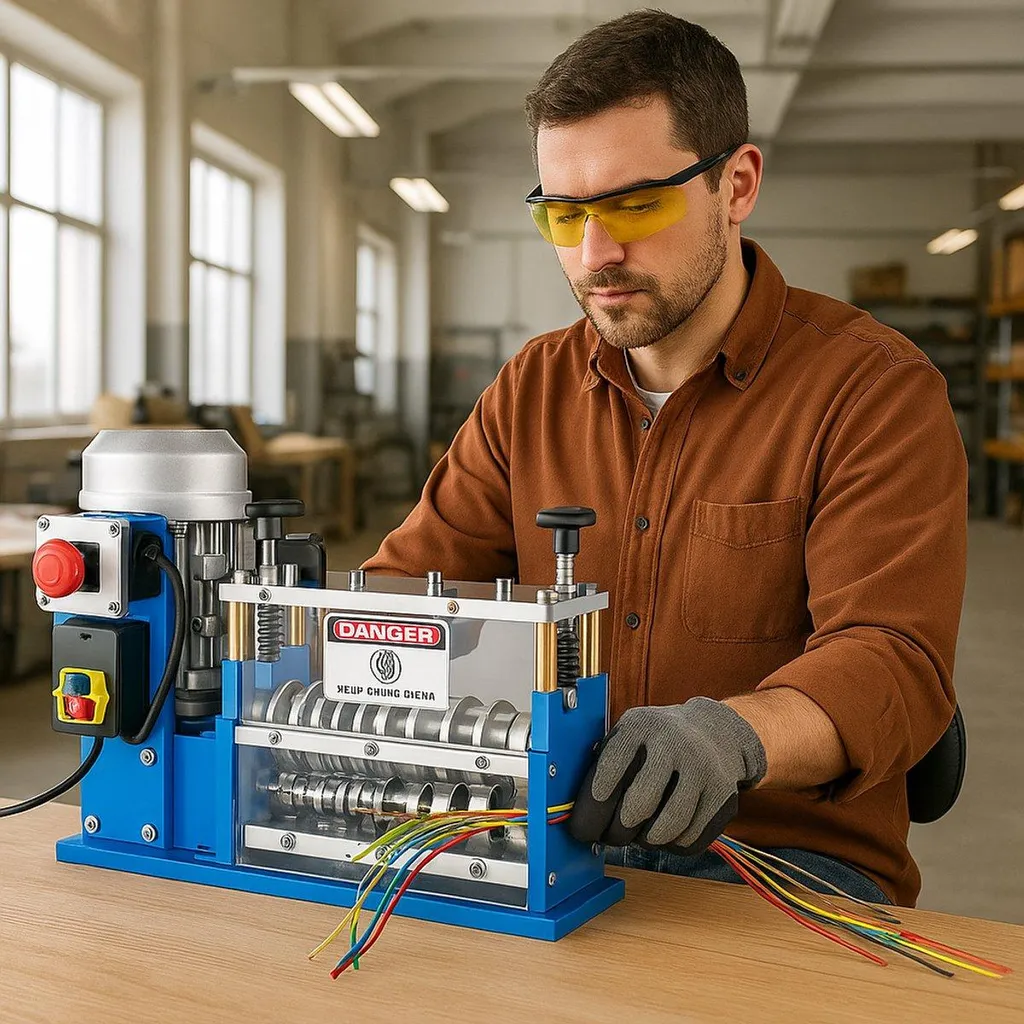 Machine à dénuder électrique pour câbles de 1,5 à 38 mm - Modèle PRO
